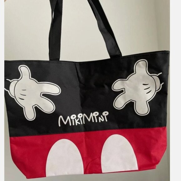 Miki Cotton Bag Mickey Tote Size: 16 x 11.5 x 4 inch - Picture 4 of 4